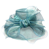 Kentucky Derby Hats Spring/Summer Mesh Bowler Hat Bowknot Sun Hat