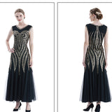 The Great Gatsby Prom Dresses Autumn and Winter Dress plus Size Vintage Sequins