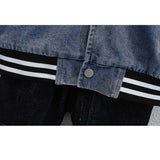 Toddler Boys Jackets Boys' Ultraman Denim Baseball Uniform Autumn
