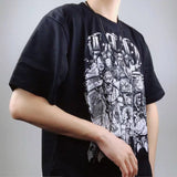 Cavempt Ce Cav @ Empt Ce Cartoon Print Harajuku Style Male and Female Couple Short Sleeve