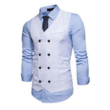 Mens Dress Vests Men's Vest Casual Jacket Business Waistcoat Men's Casual Suit Vest