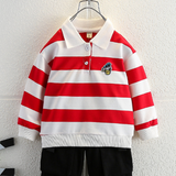Toddler Boys Sweater Boys Spring Clothing Polo Shirt Suit