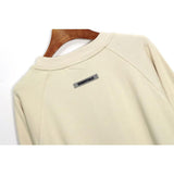 Fog Sweatshirt Street Tide Brand Letter Printed Crew Neck Sweatshirt Men's and Women's Loose Pullover Undershirt Coat Fear Of God