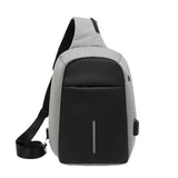 Sling Bags for Men Reflective Stripe Casual Shoulder Men's Chest Bag