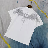 CHH Chrome Heart T Shirt Spring/Summer round Neck Short Sleeve T-shirt Men's and Women's Tops