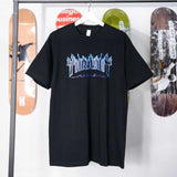 Thrasher T Shirt Flame Print T-shirt Heavy Cotton Loose