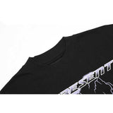 Present T Shirt Vintage Distressed Python Print Loose round Neck T-shirt Couple