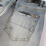Amiri Jeans Casual Hip Hop Wash Splash-Ink Painted Slim Jeans Casual Fashionable 866