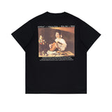 Off White T Shirts 21fw Caravaggio Black Oil Painting