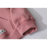 Tom and Jerry Hoodie Embroidered Brushed Sweatshirt Men's Hoodie Loose