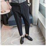 Men Trousers Casual Suit Pants