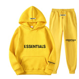 Fear Of God Fog Essentials Hoodie & Sweatpant 2 Piece Set For Men And Women