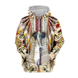 Skull Hoodie 3D Sweater Hoodie Indian Skull
