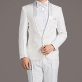 Casual Groom Attire Tuxedo Suits for Men Business Men Suit Men's Clothing Host Singer Stage