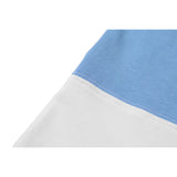 Cavempt Ce Men's and Women's Blue and White Color Matching Cartoon T-shirt