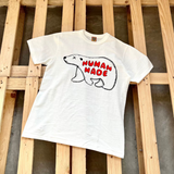 Human Made T-Shirt Slub Cotton Trendy Loose Couple Short Sleeve