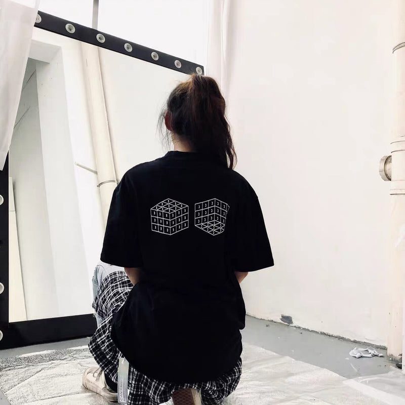 Cavempt Ce Life Cav @ Empt C.E High Collar Fashion Cut Short Sleeve Men's and Women's T-shirt