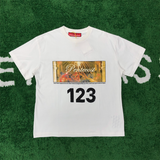 Rrr123 T-shirt Peace Dove Printed Short Sleeve Retro Loose T-shirt