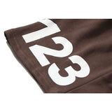 Rrr123 Shorts Graffiti Cartoon Print Looped Pile Shorts Patchwork Retro Sweatpants