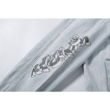 Off White Jacket Plus Size Casual Men's Clothing Ow Arrow Denim Jacket Women Owt