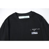 Off White T Shirt Ow Arrow Short Sleeve Tshirt Plus Size  Men's Clothing Owt Casual
