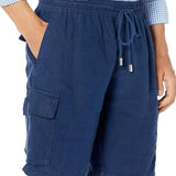 jogging shorts for men Slim Fit Muscle Gym Men Shorts Summer Solid Color Men's Loose Cotton Linen Casual Shorts Multi-Pocket Cargo Pants