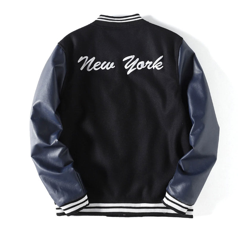 Yankee Letterman Jacket Outfit Senior Jackets Varsity Baseball College Coat Mlbny Woolen Baseball Uniform Spring and Autumn