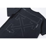 Off White T Shirt Arrow Print Men's Clothing Owt  Short Sleeve