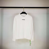 Off White Sweatshirts Long Sleeve round Neck Neck Sweater