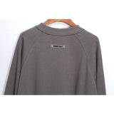 Fog Sweatshirt Street Tide Brand Letter Printed Crew Neck Sweatshirt Men's and Women's Loose Pullover Undershirt Coat Fear Of God