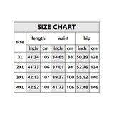 Women Plus Size Pants Spring Red Vintage Casual Trousers Wide Leg Pants