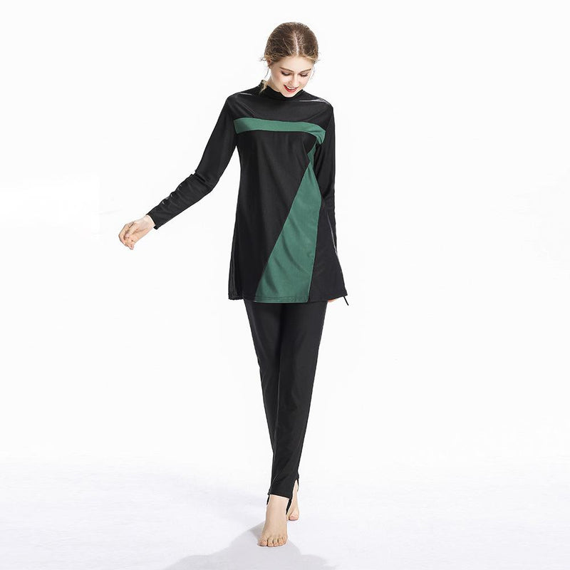 Burkini Muslim Swimwear Conservative Swimwear Three-Piece Sportswear