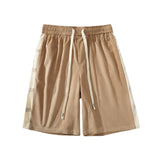 Men Shorts Polyester Peach Skin Loose Sports