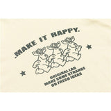 Men T Shirt Summer Casual Tops Men's Clothes Summer Wear Vintage Men's round Neck Short Sleeve Casual Loose Cartoon Animal Printed T-shirt