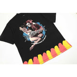 Present T Shirt Vintage Distressed Beauty Devil Print Loose Hip Hop Couple