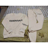 Fear Of God Fog Sweatshirt Essentials Set Chest Logo Couple Garden Collar Sweater Fog Sweatshirt