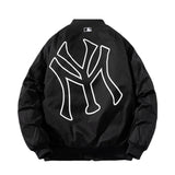 New York NYC Varsity Jacket Bomber Jacket Letter Embroidered Hip Hop Baseball Uniform