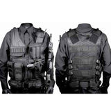 Tactics Style Men's Outdoor Vest Tactical Vest Black Tactical Vest Multifunction Tactical Vest