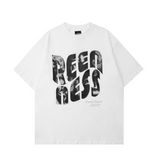 Blackair T Shirt Abstract Letter Short Sleeve T-shirt