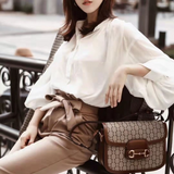 Jackie Kennedy Bag Leather Retro Shoulder Bag