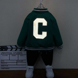 Toddler Boys Jackets Boys' Coat Children's Baseball Uniform Spring and Autumn
