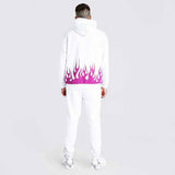 Men′s Athletic Tracksuit Sweat Suits for Men Outfits Autumn Fashion Men's Hoodie Casual Men's Suit Flame Fashion Men's Outdoor Casual Clothes