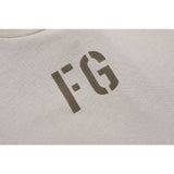 Fog T Shirt Tops Summer Printed Men and Women Short Sleeve Fear Of God