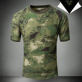 Tactics Style T Shirt for Men T-shirt Tactical Men's Short Sleeve Summer round Neck