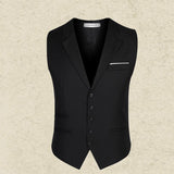 Tuxedo Vests Men Suit Vest Men's Fashion Men's Suit Collar Vest Man Slim Lapel Vest Men's Vest