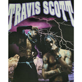 Travis Scott Shirt Heavy Cotton Printed T-shirt Small Neckline