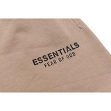 Fog Short Summer Double Line Letter Print Casual Drawstring Shorts Fear Of God