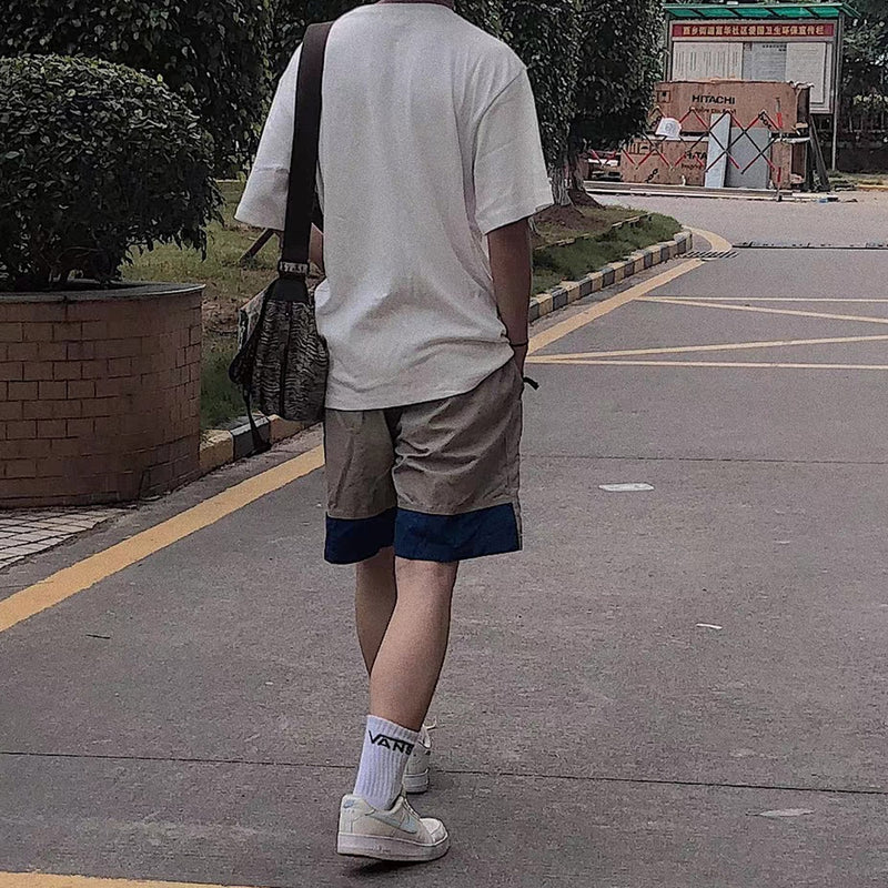 Cavempt Ce Cav @ Empt Loose Stitching Shorts Summer Pure Cotton Overalls