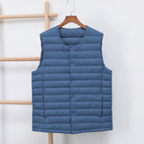 Men Winter Coats Puffer Jacket down Coat Crew Neck down Vest