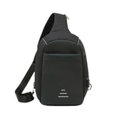 Sling Bags for Men Reflective Stripe Casual Shoulder Men's Chest Bag